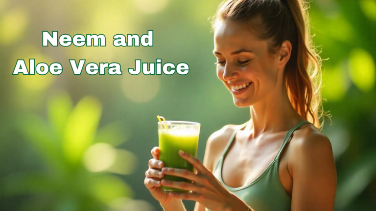 wellhealthorganic neem and aloe vera juice