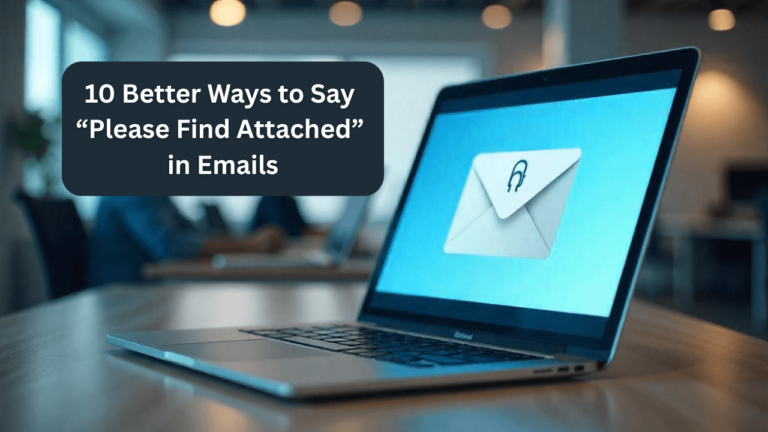 10 better ways to say “please find attached” in business emails
