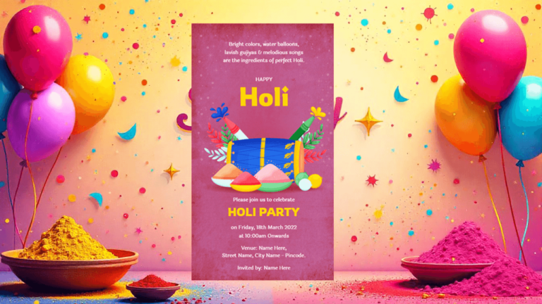 top tips for crafting the best holi dhund invitation cards